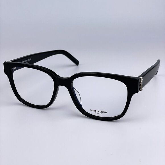 NEW Saint Laurent Classic SLM33/F 001 Black Cat Eye Women Eyeglasses - Picture 5 of 11
